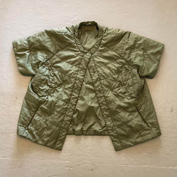 L.L Bean Short Sleeve Puffer Jacket - Picture 1 of 2
